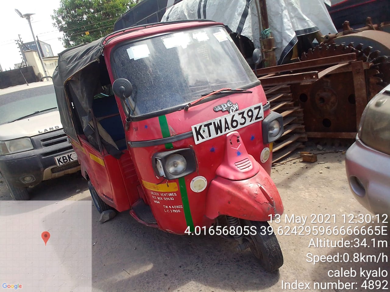 KTWA 639Z PIAGGIO TUK TUK